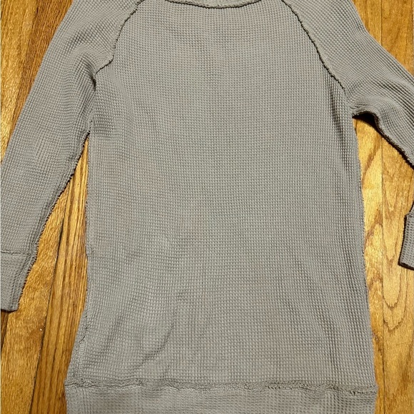 Mazik Womens Oversized Boat Neck Waffle Knit Tunic 3/4 Sleeve Size Medium - Picture 7 of 13